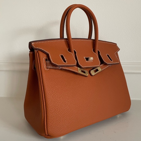 Grand Classic Top Handle Satchel - Golden Brown - Picture 4 of 11